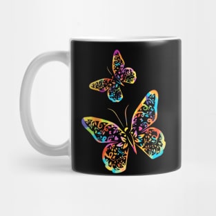 Neon Butterfly Mug